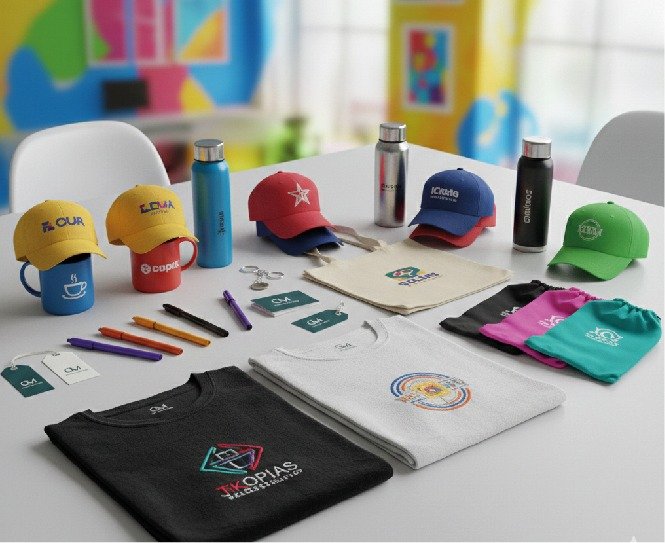 Personalización DTF UV sobre productos promocionales en Barranquilla